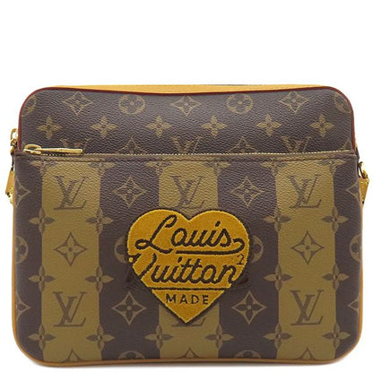 Louis Vuitton Shoulder Bag Trio Messenger Monogram Stripe Monogram Stripe Gold