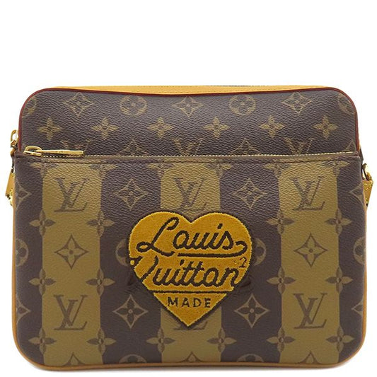 Louis Vuitton Shoulder Bag Trio Messenger Monogram Stripe Monogram Stripe Gold