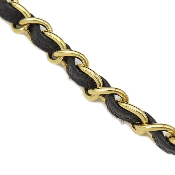 Chanel Shoulder Bag Matelasse 25 Flap Bag Caviar Skin Black Gold Hardware