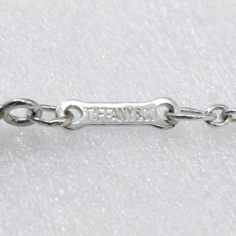 Tiffany & Co Open Heart Elsa Peretti 925 Silver Ladies 4.8g Necklace