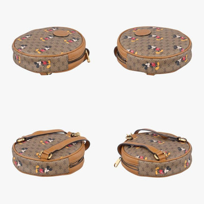Gucci Disney Collaboration Mickey Mouse Beige And Multicolor PVC Coated Canvas