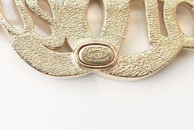 Chanel Brooch Chanel Pin Brooch Forever Rhinestone Coco Mark Gold
