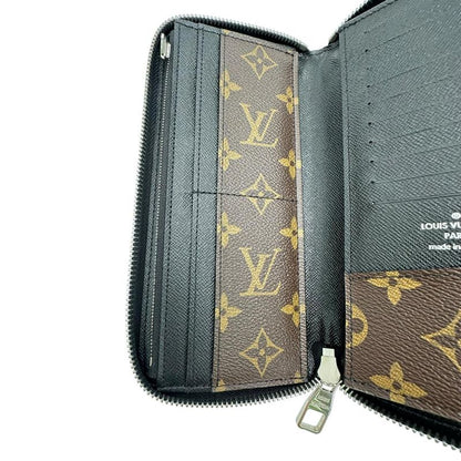 Louis Vuitton M60109 Monogram Vertical Macassar Long Wallet Louis Vuitton Brown