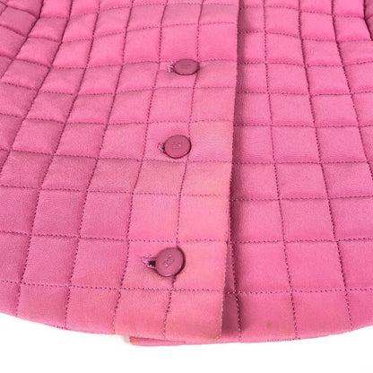 Chanel Vest CC Coco Mark Quilted P15739 Silk Pink