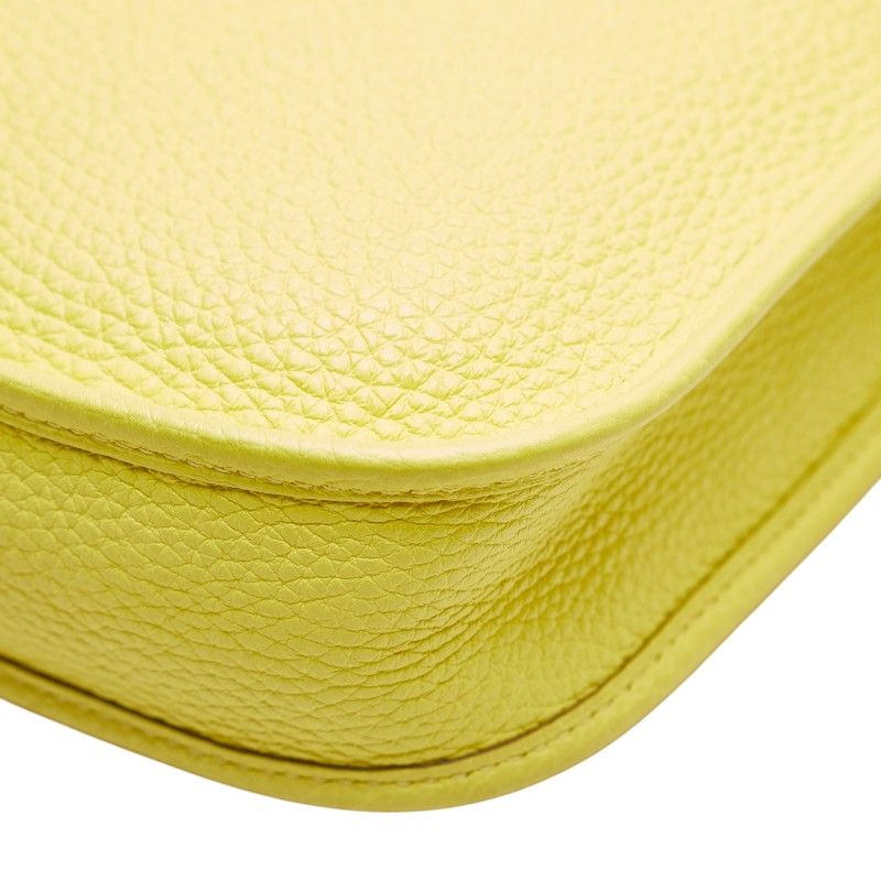 Hermes Evelyn TPM Lime Silver Hardware Taurillon Clemence Ladies Hermes