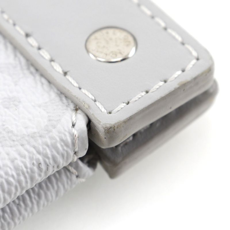 Louis Vuitton Flat Vertical Tote M44627 X White Monogram Canvas Light Gray