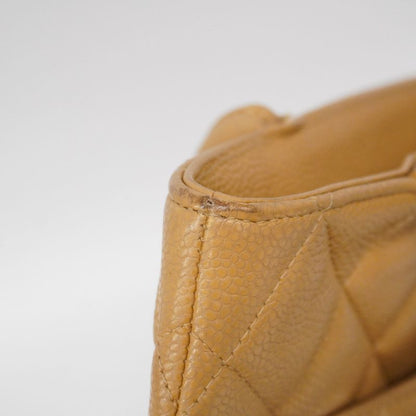 Chanel Tote Bag Revival Tote Caviar Skin Beige Chien Pan Gold Hardware Women's