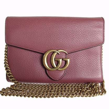 Gucci Crossbody Shoulder Bag Wallet Chain GG Marmont 401232