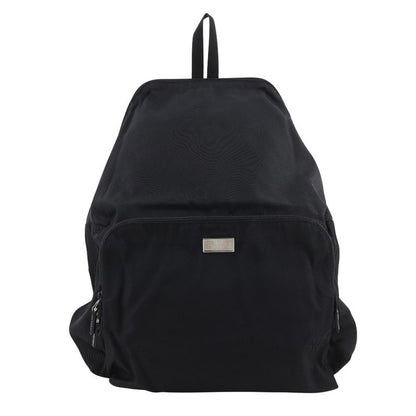 Gucci Backpack 019.0302 Nylon Canvas Black Unisex Backpack/daypack