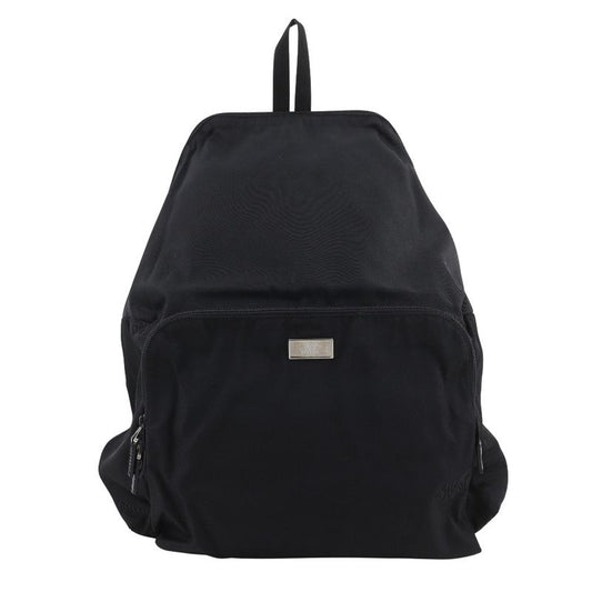 Gucci Backpack 019.0302 Nylon Canvas Black Unisex Backpack/daypack
