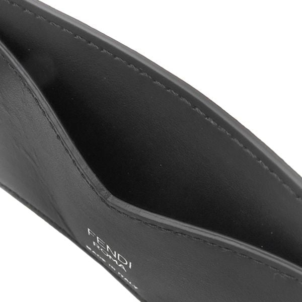 Fendi Card Case Zucca Card Holder Leather Brown Card Holder Pass Case 7ar911