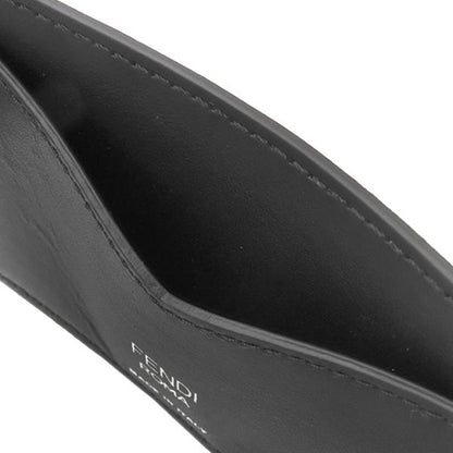 Fendi Card Case Zucca Card Holder Leather Brown Card Holder Pass Case 7ar911