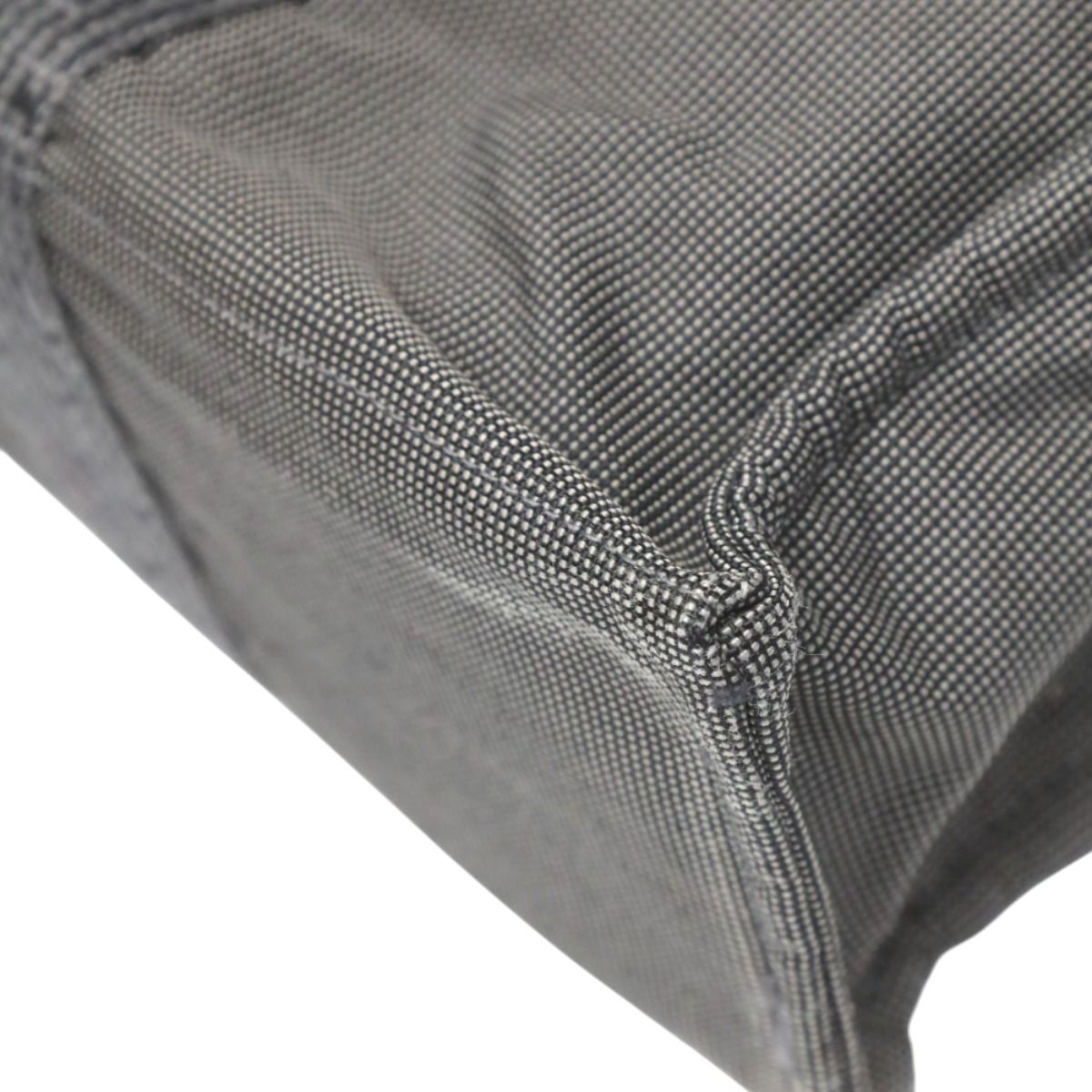 Hermes Yale Line Tote MM Canvas Bag Gray