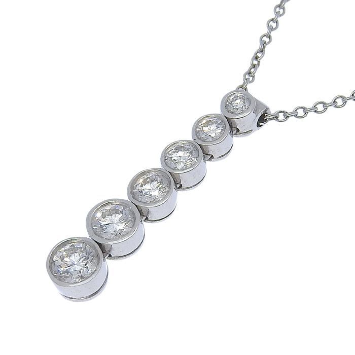 Tiffany & Co Tiffany & Co Jazz Graduated Diamond Necklace Pt950 Platinum