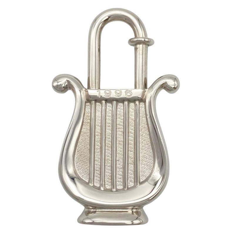 Hermes Harp Motif Cadenas Charm Silver Hardware Annee DE LA Musique 1996