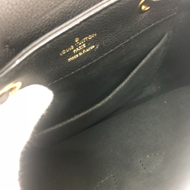 Louis Vuitton Backpack Sac Lock Me M54573 Leather Black