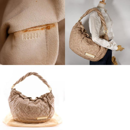 Louis Vuitton Nimbus GM Monogram-olympe M95423 Lambskin Beige Rc0037 Ladies