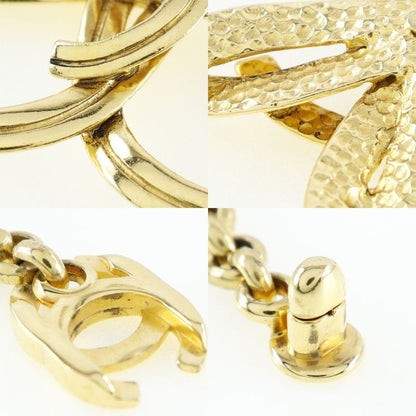 Chanel Coco Mark Flower Turnlock Vintage Gold Plated Gold 96P Ladies 130g