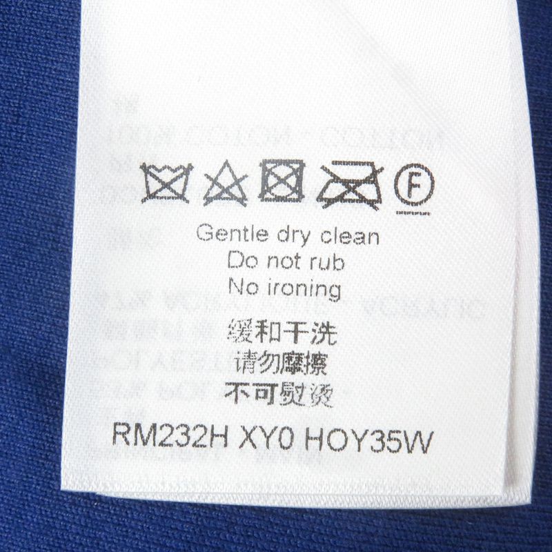 Louis Vuitton Yayoi Kusama 23AW Face Zip-up Fleece Jacket Blouson Blue XS Made