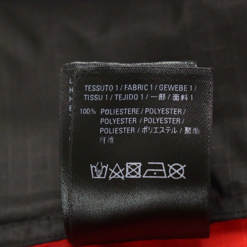 Balenciaga 534317 Logo Print Oversized Zip Up Poplin Jacket Track Jacket Red