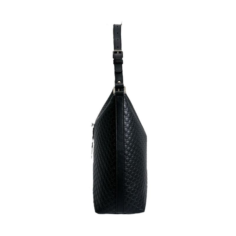 Gucci 449732 Guccissima One Shoulder Bag Micro Shoulder Bag Gucci Black
