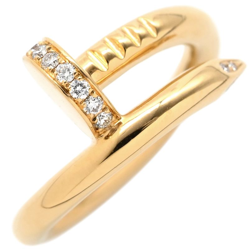 Cartier Ring Juste Un Clou Diamond 18k Yellow Gold Diamond Yellow Gold #47