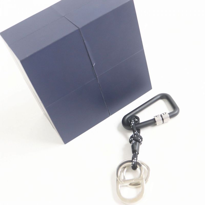 20SS DIOR / DIOR Homme CD Logo Silver Hardware Climbing Rope Carabiner Snap