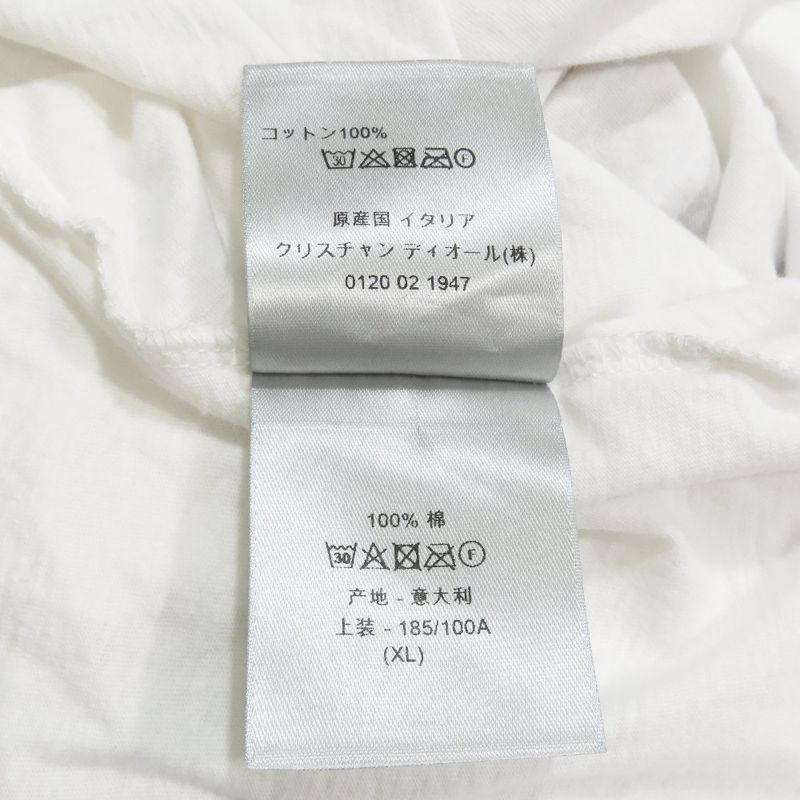 Unused 22aw Dior X Travis Scott Cactus Jack Travis Scott T-Shirt Logo Print Cut