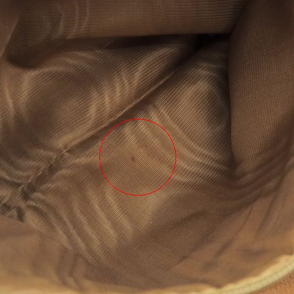 Celine Handbag Macadam Half Moon PVC Leather Brown Gold Hardware Brown Mini