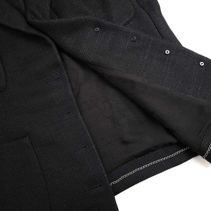 Chanel Coco Mark Button Tweed 4b Tailored Jacket P31043v16334 Black 42