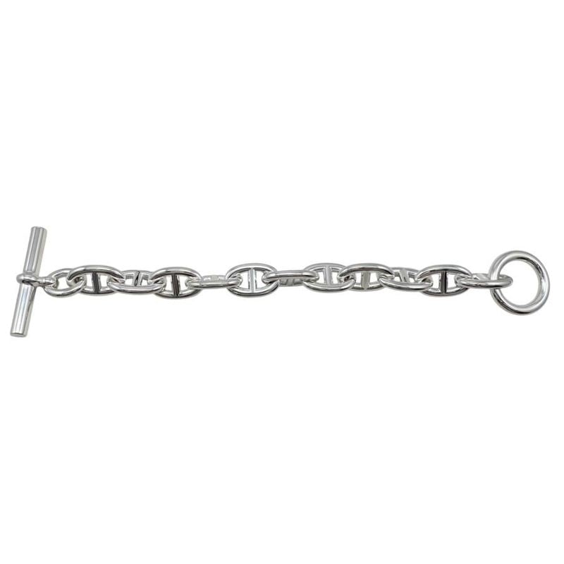 Hermes Bracelet Chaine D'ancre TGM H101995b 011 Ag925 11 Frames Silver Hermes