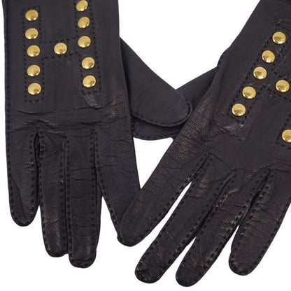 Hermes Gloves H Logo Serie Lamb Leather Lady
