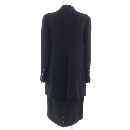 CHANEL Vintage 95A P05422v03075 100% Wool Rare Large Size 4 Pockets Coco Button