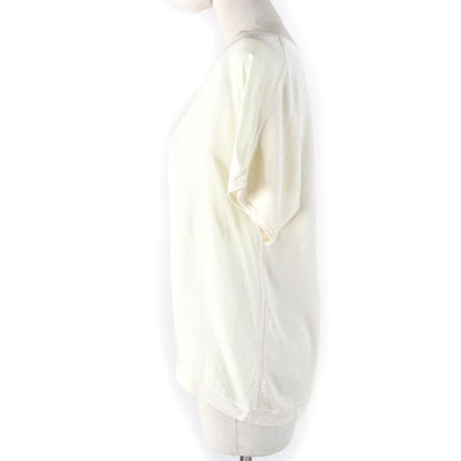 Hermes 22SS 2e2826ds 100% Silk Twill Raine Chaine D'ancre Short Sleeve Knit