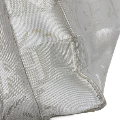 Chanel Tote Bag Ephemera Line White×silver Leather