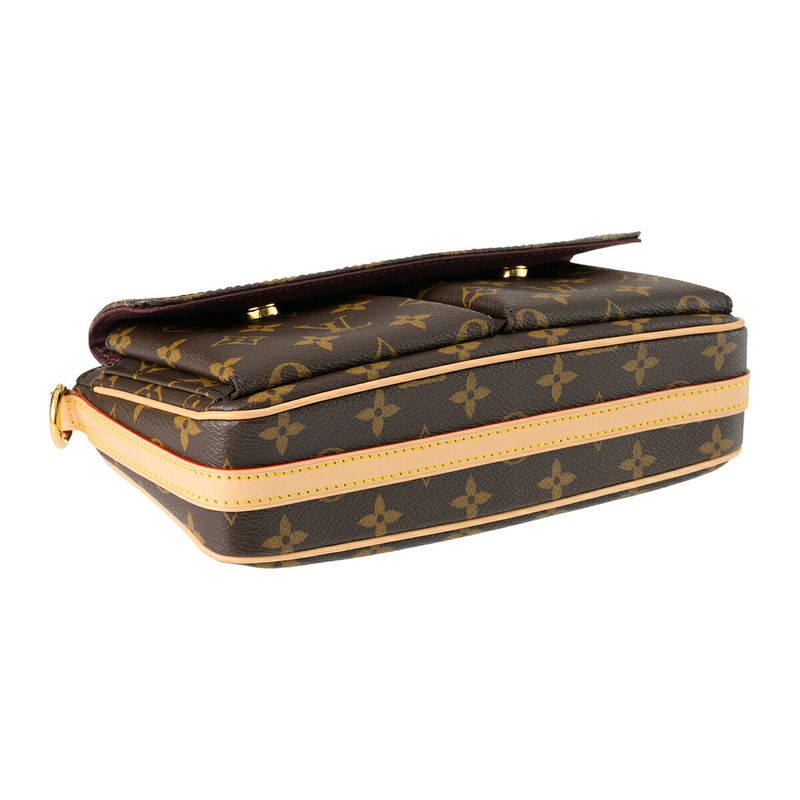Louis Vuitton Shoulder Bag Vivacite Monogram Brown