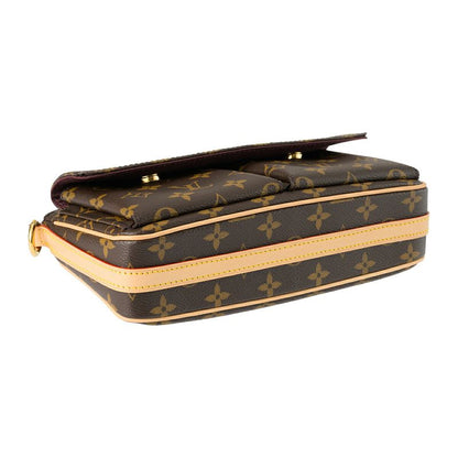 Louis Vuitton Shoulder Bag Vivacite Monogram Brown