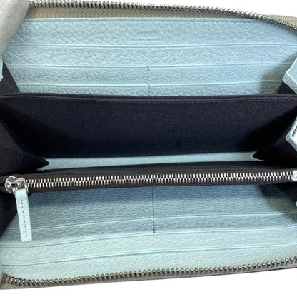 Fendi 7m0210 Wallet Long Wallet Long Round Zipper Leather Graige