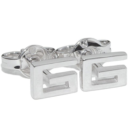 Gucci Earrings 18K White Gold G Logo Studded Earrings