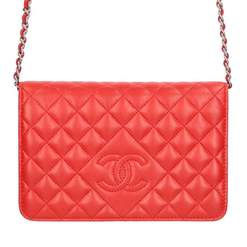 Chanel Chain Wallet Coco Mark Quilted Shoulder Bag Men's