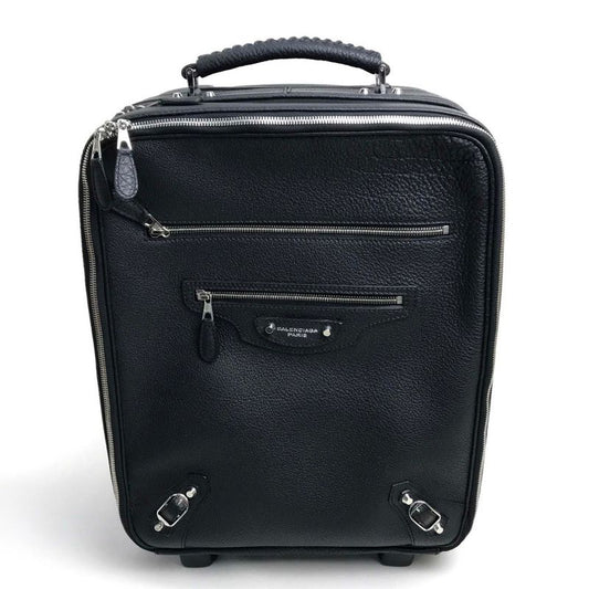 Balenciaga Carry-on Trolley 272476 Leather Black