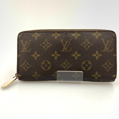Louis Vuitton Monogram Zippy Wallet Round Zipper Long Wallet M42616 Brown