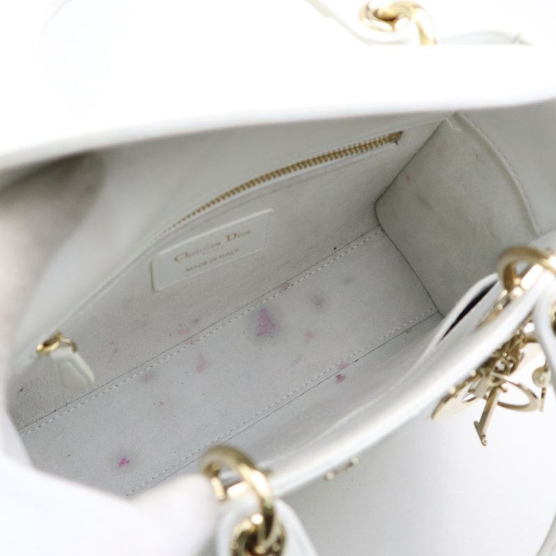 Christian DIOR Shoulder Bag Handbag Lady Dior