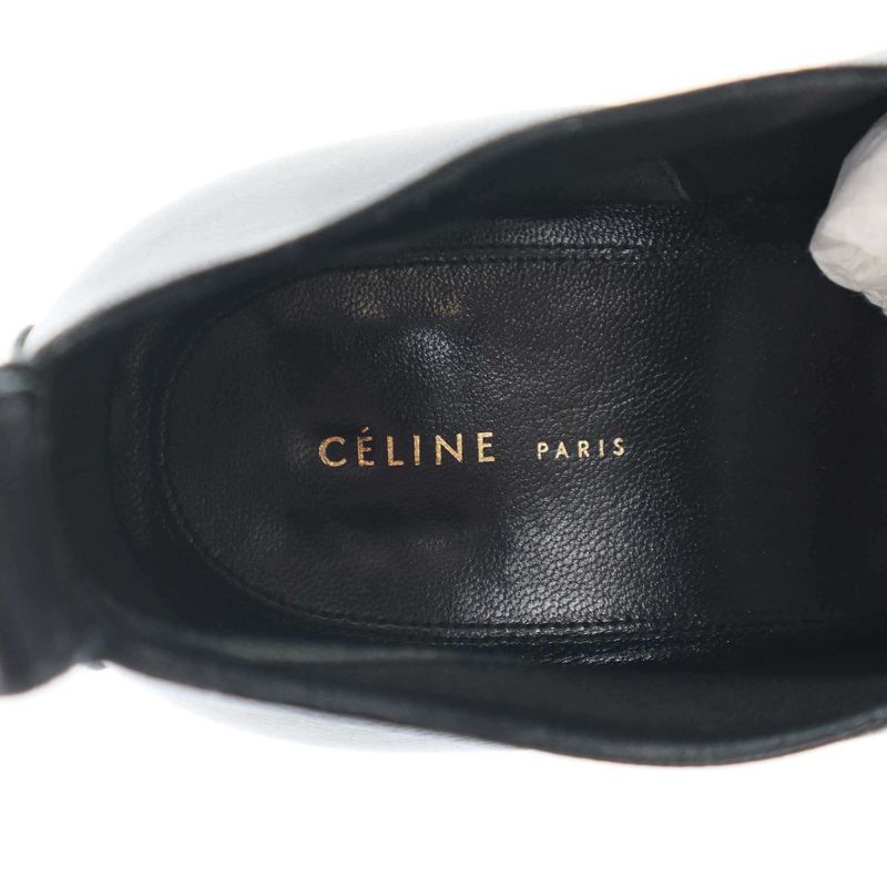 Celine by Phoebe Philo Studded Short Boots Black 37