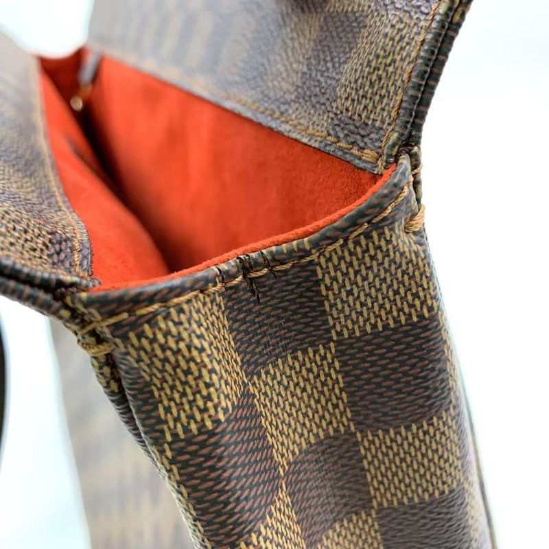 Louis Vuitton Paris Ori PM Damier Ebene Damier Ebene Leather × PVC Brown Tote