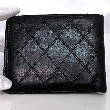 Chanel Bifold Wallet Black Bicolore