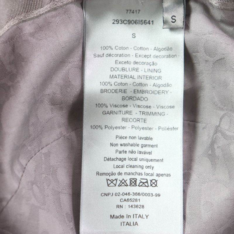  DIOR Homme 293c906i5641 100% Cotton DIOR Logo Embroidered Bucket Hat Beige S