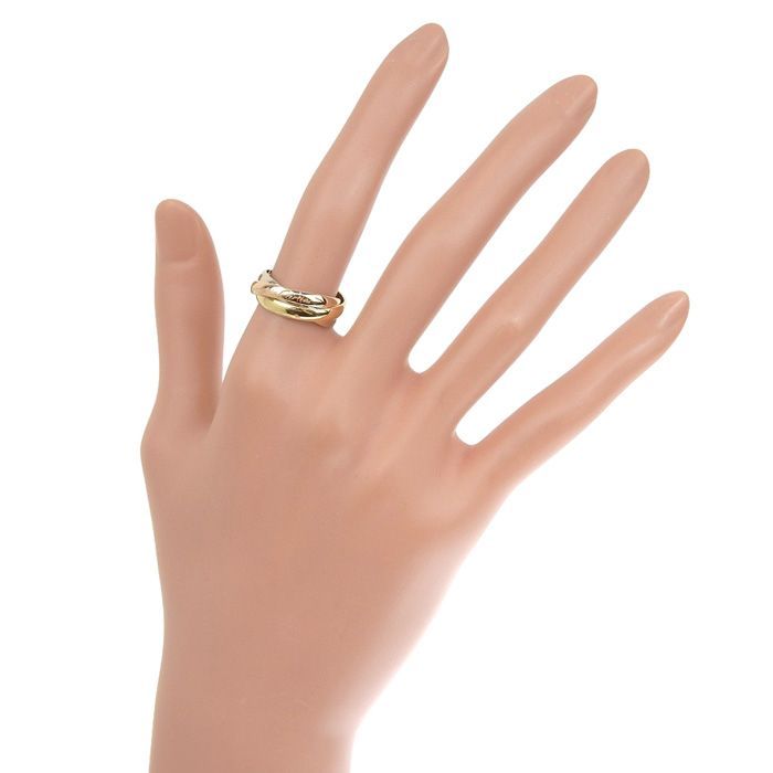 Cartier Trinity Ring Small Model 18K Yellow Gold 18K White Gold 18K Pink Gold