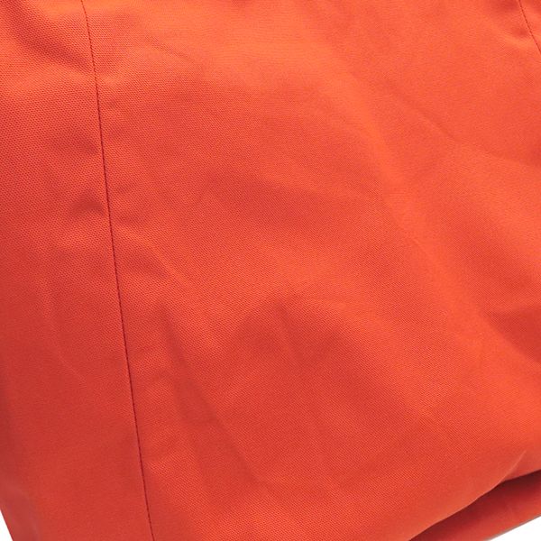 Hermes 2way Bag Sac de Pansage Groom Toile Chevron Navy and Orange Silver