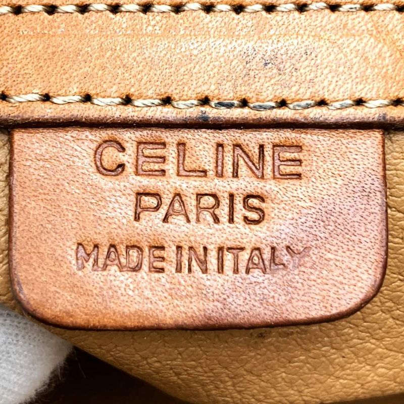 Celine MC96 Backpack Daypack Backpack PVC Leather Macadam Brown Color Casual